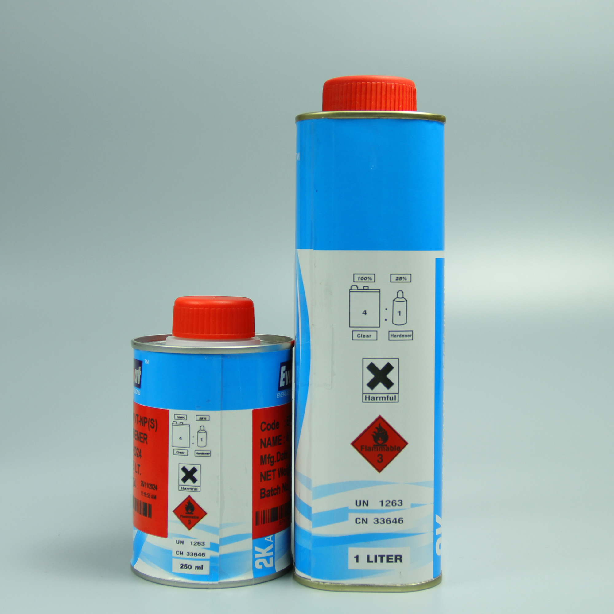 Dầu Bóng 2K EverCoat ClearCoat (Bóng Đỏ) Nhanh Khô – Tỷ lệ 4:1 Bộ 1,25 Lít