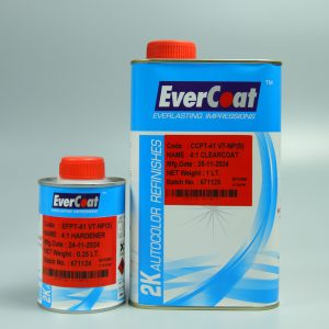 Dầu Bóng 2K EverCoat ClearCoat (Bóng Đỏ) Nhanh Khô – Tỷ lệ 4:1 Bộ 1,25 Lít